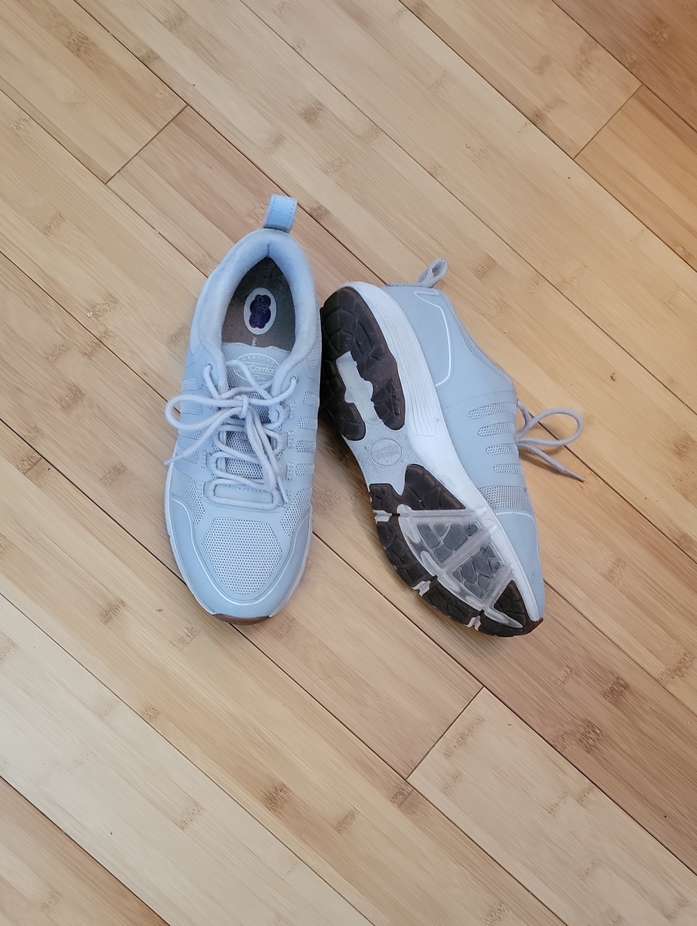 Gray Dr. Comfort Walking Sneakers